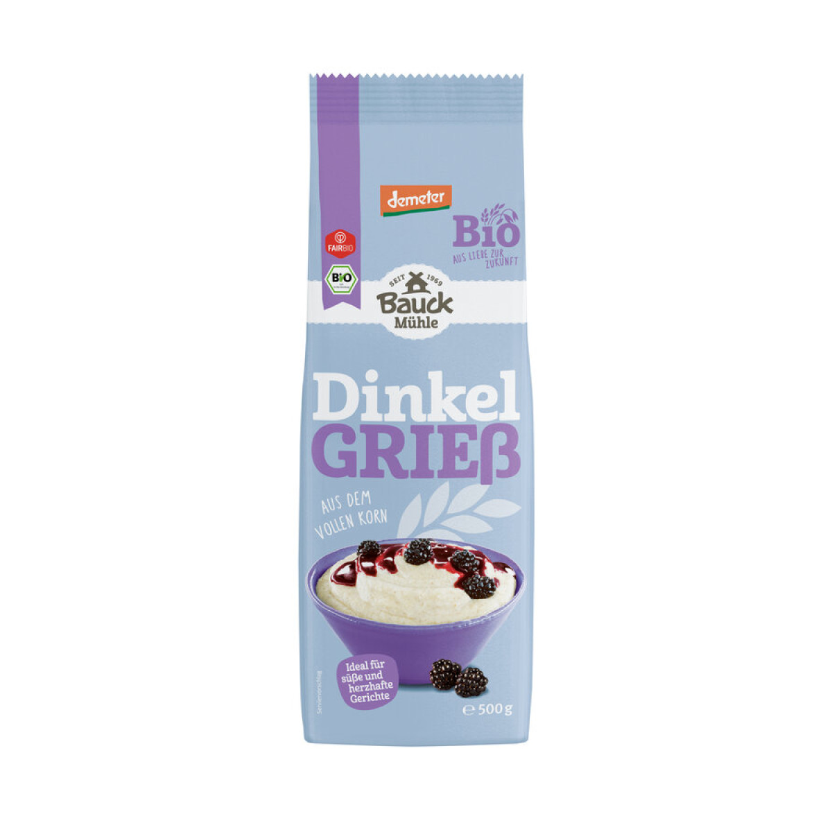 Dinkelvollgriess demeter von Bauck Mühle | Bio, vegan, la...