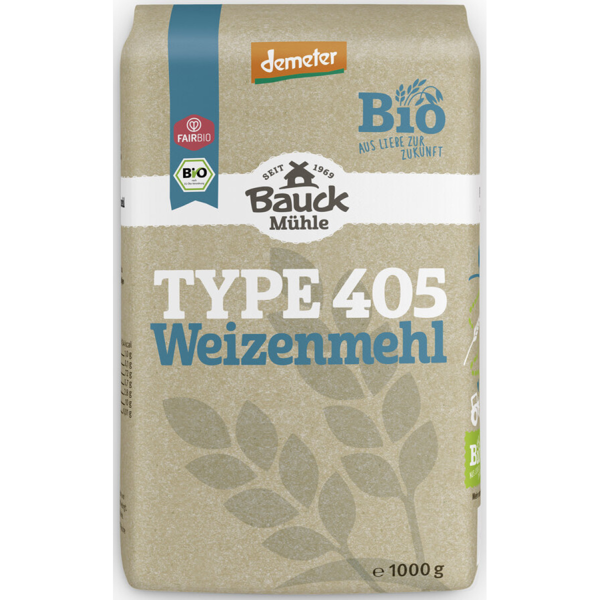 Weizenmehl hell Type 405 demeter von Bauck Mühle | Bio, v...