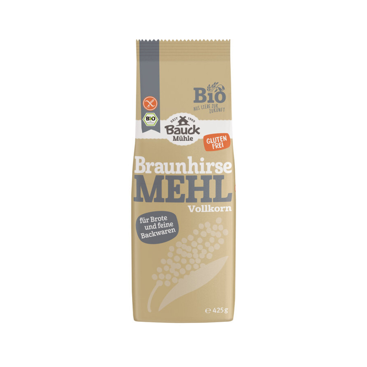 Braunhirsemehl VK gf von Bauck Mühle | Bio, vegan, gluten...