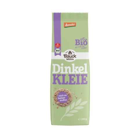 Dinkelkleie demeter von Bauck Mühle | Bio, vegan, laktose...