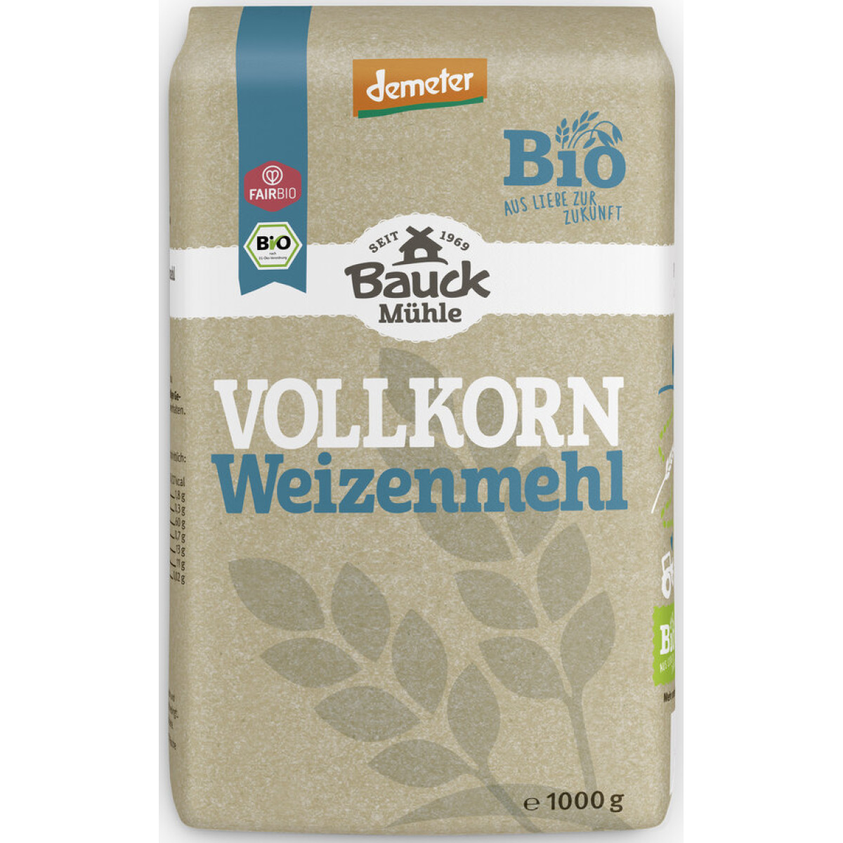 Weizenmehl VK demeter von Bauck Mühle | Bio, vegan, lakto...