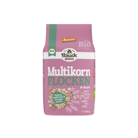6-Korn-Flocken demeter von Bauck Mühle | Bio, vegan, Deme...