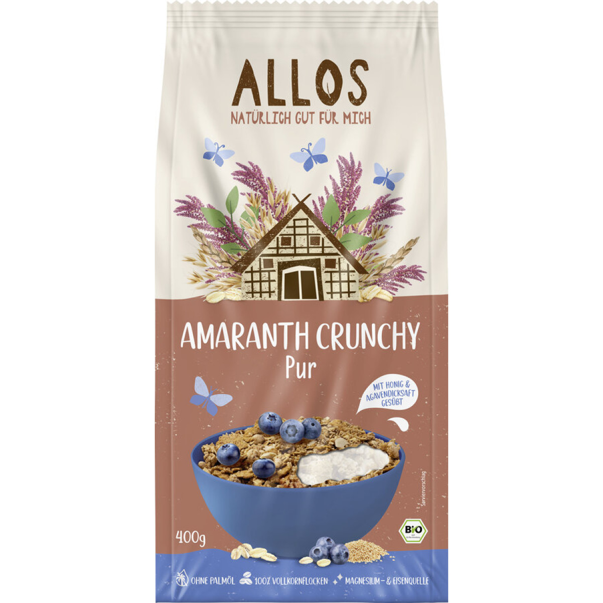 Amaranth Crunchy Pur von Allos | Bio | Müesli & Cerealien...