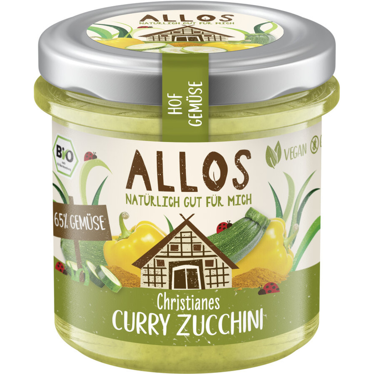 Christianes Curry Zucchini Hofgemü von Allos | Bio, vegan...