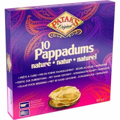 Pappadum Naturell 15cm PATAK'S Süssigkeiten & Snacks online günstig kaufen im Shop für B2B Kunden