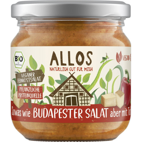 Feinkostsalat Budapester vegan von Allos | Bio, vegan, gl...