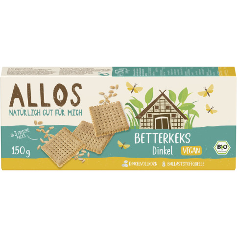 Better Keks Dinkel von Allos | Bio, vegan | Kekse & Guetz...