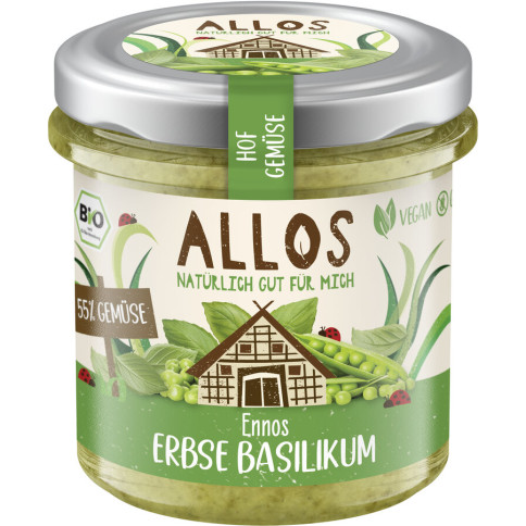 Hofgemüse Enos Erbse Basilikum von Allos | Bio, vegan, gl...