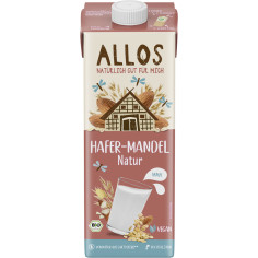 Hafer Mandel Drink Natur von Allos | Bio, vegan | Fruchts...