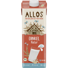 Dinkel Drink Natur von Allos | Bio, vegan | Pflanzendrink...