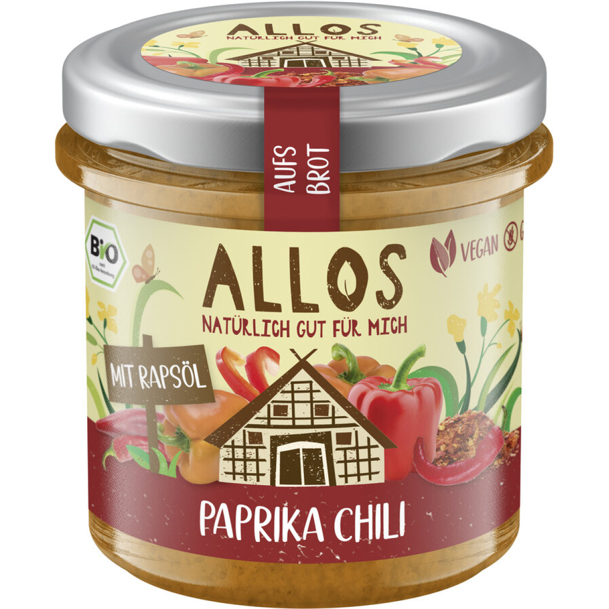Auf's Brot Paprika Chili von Allos | Bio, vegan, glutenfr...