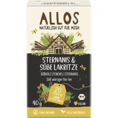 Sternanis&süsse Lakritze Gewürztee von Allos | Bio, vegan...