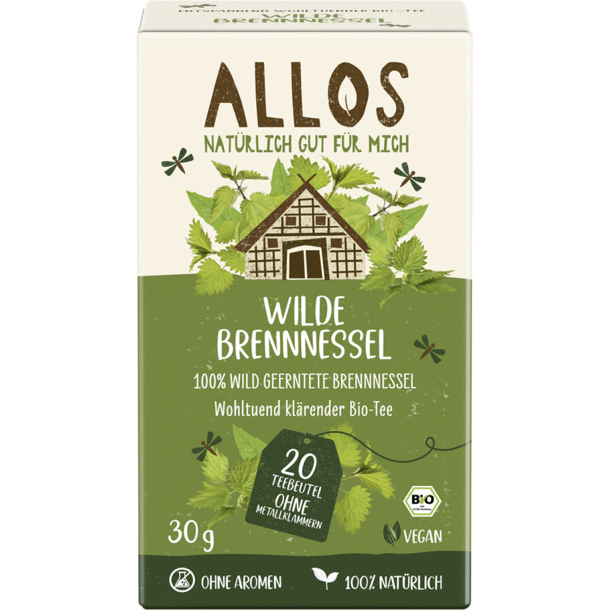 Wilde Brennnessel Tee Allos von Allos | Bio, vegan | Tee...