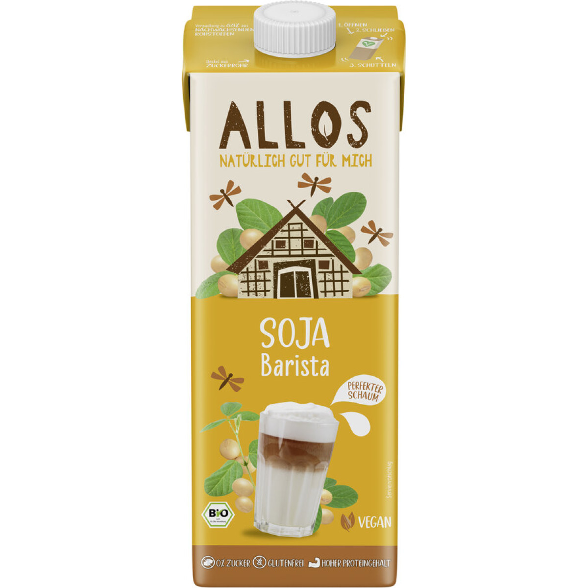 Soja Drink Barista von Allos | Bio, vegan | Pflanzendrink...