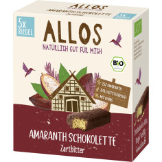 Schokolette Amaranth-Zartbitter von Allos | Bio | Riegel...