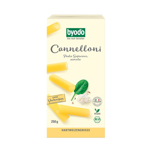 Cannelloni, semola von Byodo | Bio, vegan, laktosefrei...