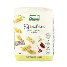 Spiralen, semola von Byodo | Bio, vegan, laktosefrei | Te...