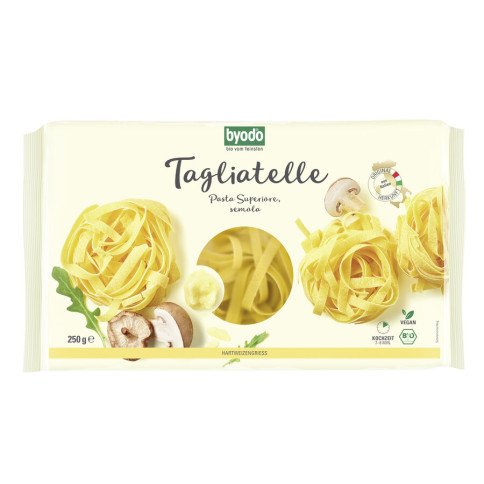 Tagliatelle, semola von Byodo | Bio, vegan, laktosefrei...