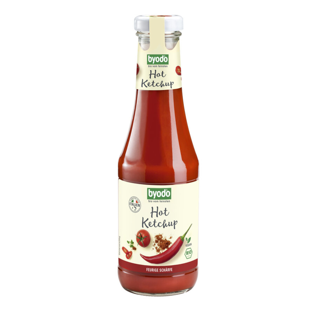 Hot Ketchup scharf von Byodo | Bio, vegan, laktosefrei...