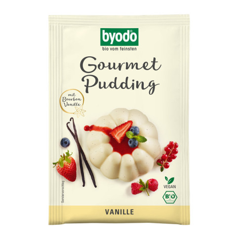 Pudding Vanille Gourmet von Byodo | Bio, vegan, laktosefr...