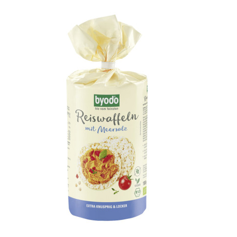 Reiswaffeln mit Meersalz von Byodo | Bio, vegan, glutenfr...