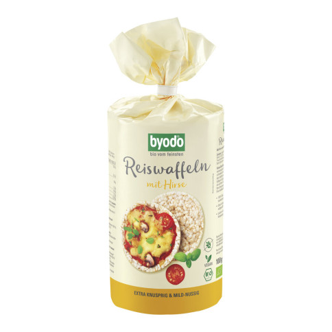 Reiswaffeln mit Hirse von Byodo | Bio, vegan, glutenfrei...