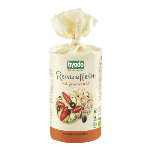 Reiswaffeln mit Amaranth von Byodo | Bio, vegan, glutenfr...