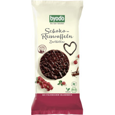 Schoko Reiswaffeln Zartbitter von Byodo | Bio, vegan | Re...
