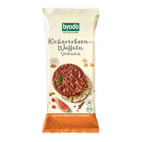 Kichererbsen-Waffeln Vollmilch von Byodo | Bio | Reiswaff...