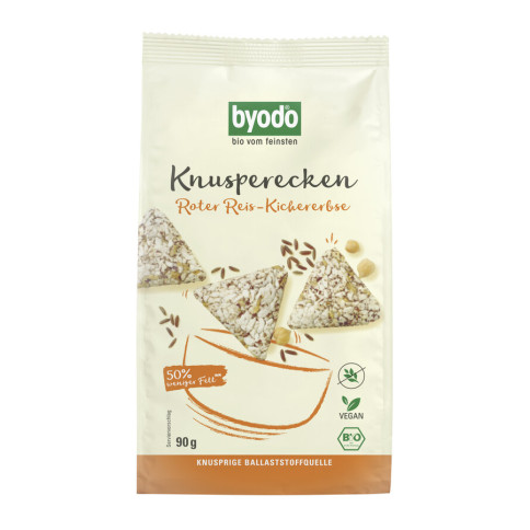 Knusperecken Roter Reis Kichererbse von Byodo | Bio, vega...
