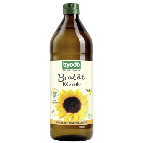 Brat-Sonnenblumenöl von Byodo | Bio, vegan, laktosefrei...