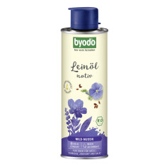 Leinöl Nativ von Byodo | Bio, vegan, laktosefrei | Speise...