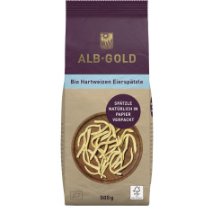 Eierspätzle Hartweizen von AlbGold | Bio | Teigwaren onli...