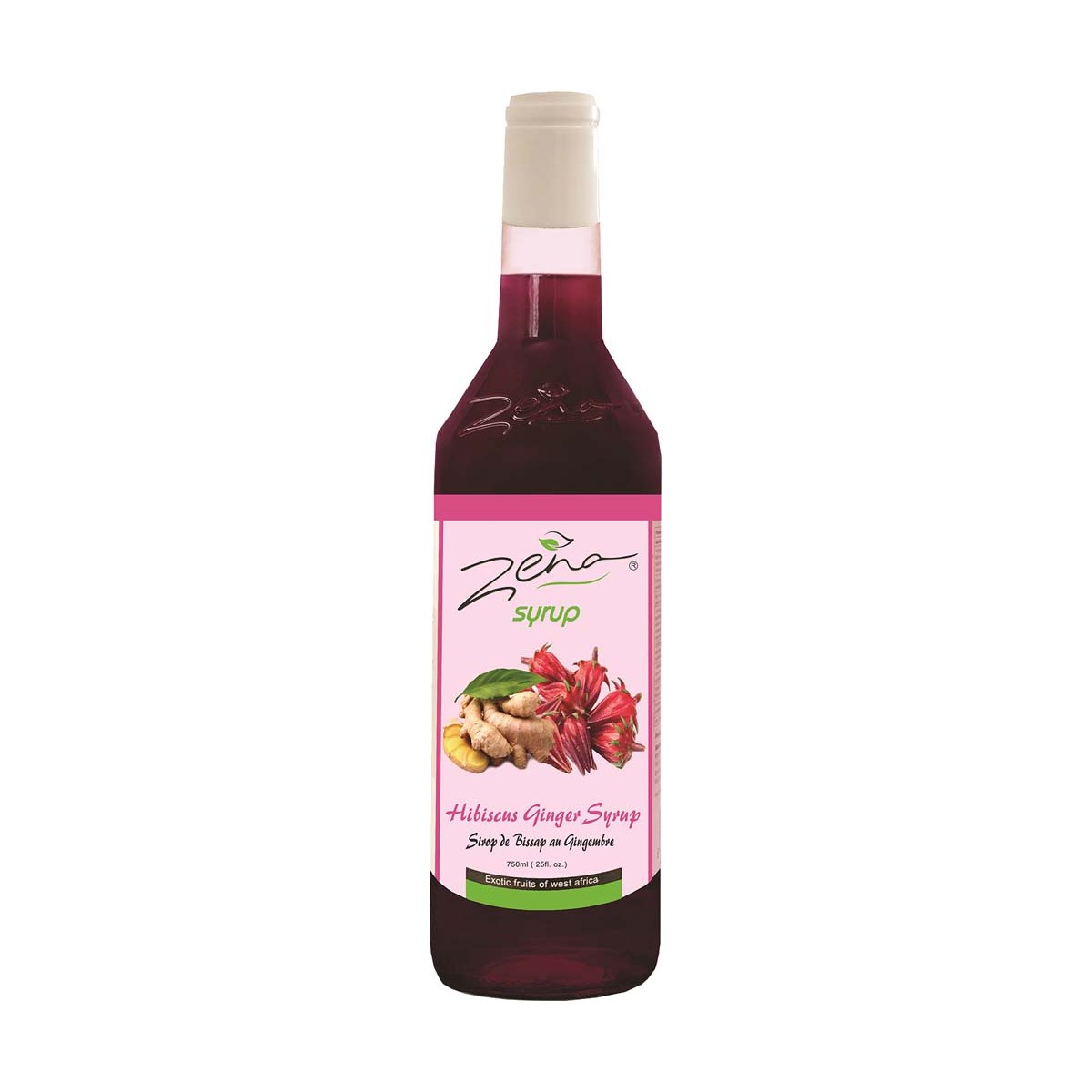 Hibiskus und Ingwersirup ZENA Getränke online günstig kaufen im Shop für B2B Kunden