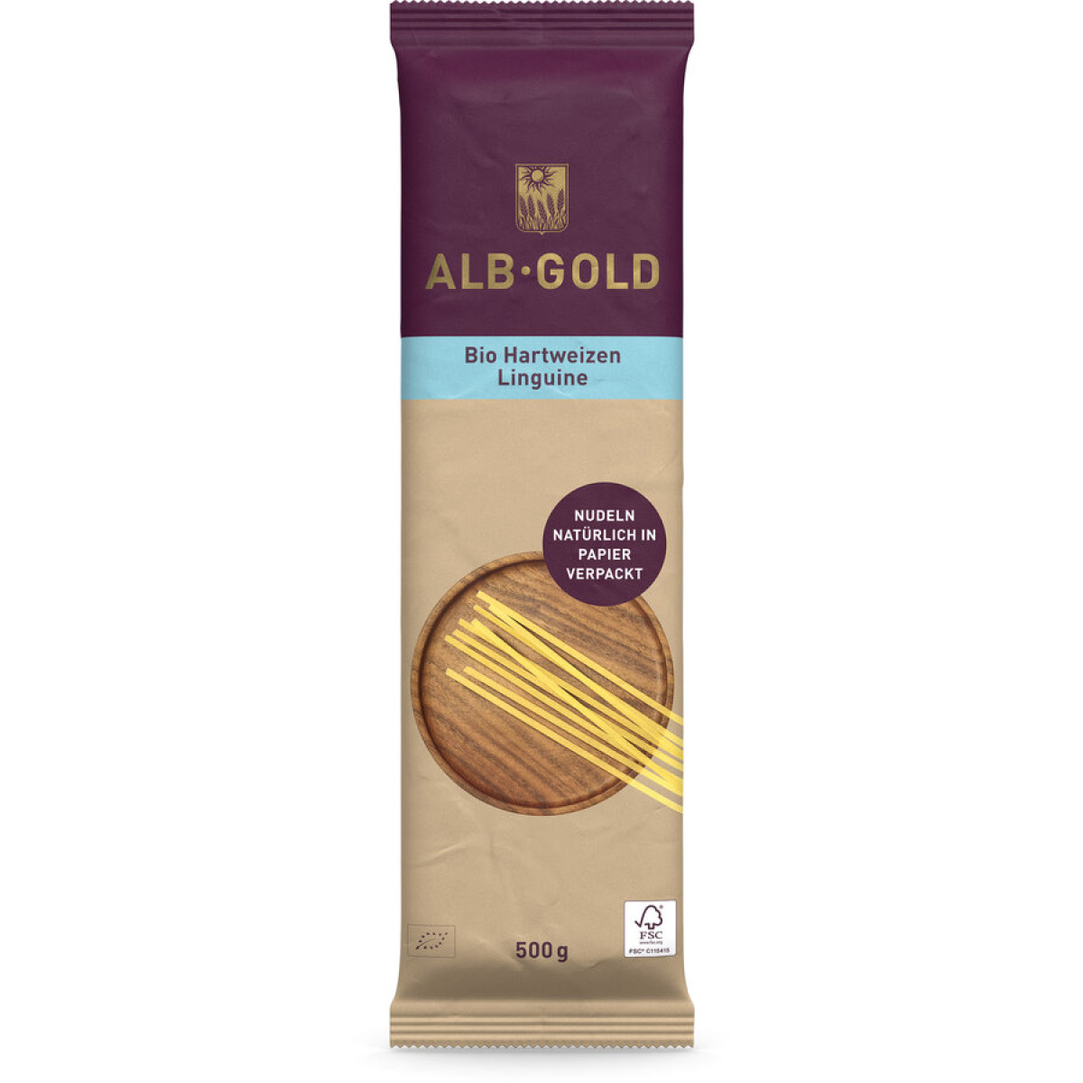 Linguine Hartweizen Papier AlbGold von AlbGold | Bio | Te...