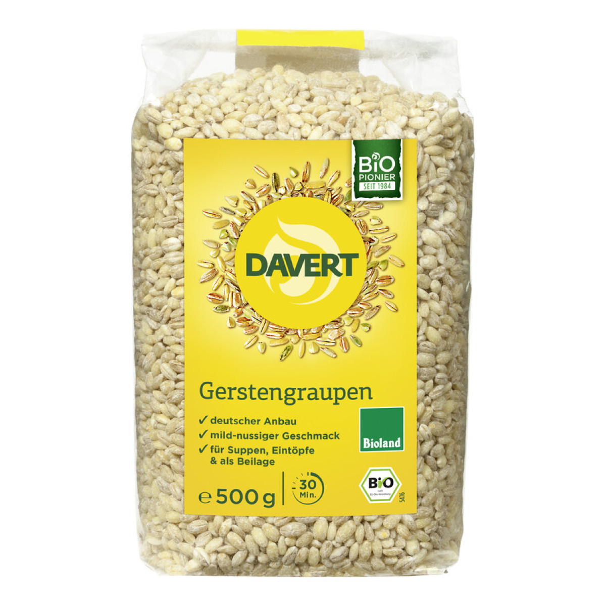 Gerstengraupen von Davert | Bio, vegan, laktosefrei | Get...