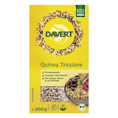 Quinoa Tricolore von Davert | Bio, vegan, laktosefrei | G...