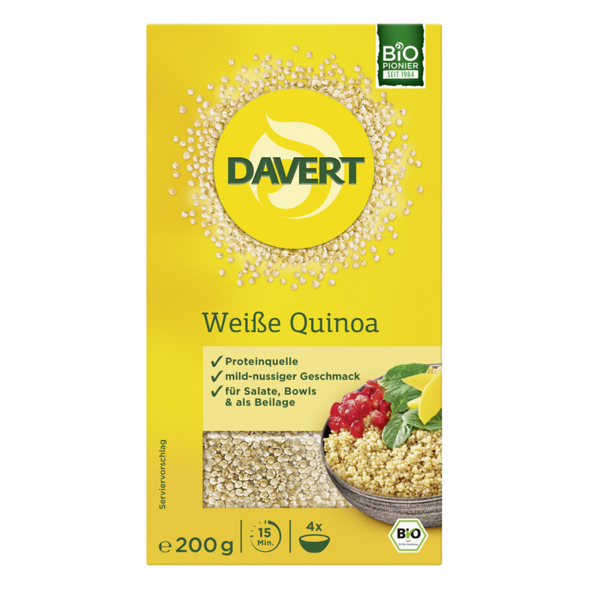 Weisser Quinoa von Davert | Bio, vegan, laktosefrei | Get...