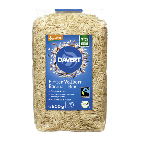 Echter Basmati Reis VK demeter von Davert | Bio, vegan, l...