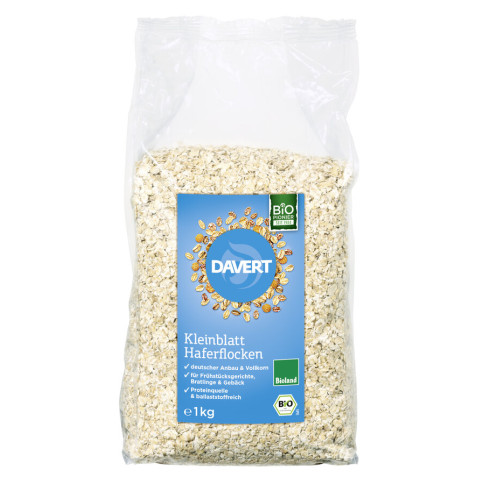 Kleinblatt Haferflocken von Davert | Bio, vegan, laktosef...