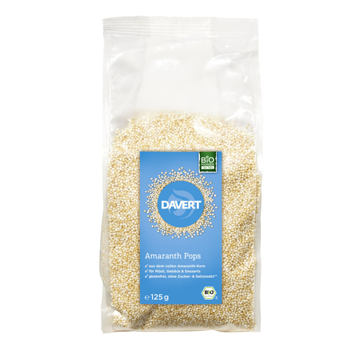 Amaranth Pops glutenfrei von Davert | Bio, vegan, glutenf...