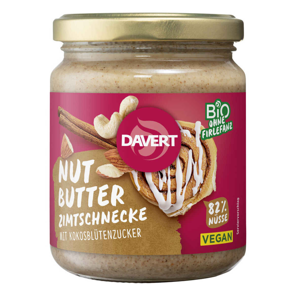 Nut Butter Zimtschnecke Aufstrich von Davert | Bio, vegan...