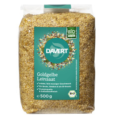 Goldgelbe Leinsaat von Davert | Bio, vegan, laktosefrei...