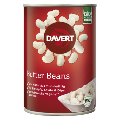 Butter Beans von Davert | Bio, vegan, laktosefrei | Konse...