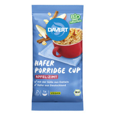 PorridgeCup Apfel Zimt von Davert | Bio, vegan, laktosefr...