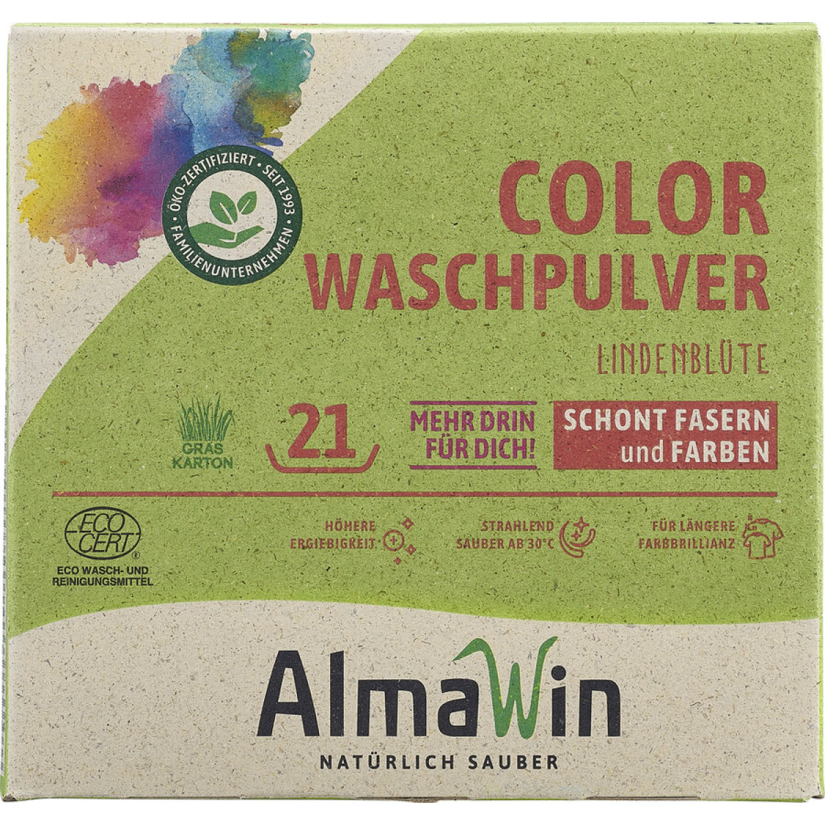 Color Waschmittel Lindenblüte von AlmaWin | vegan | Wasch...