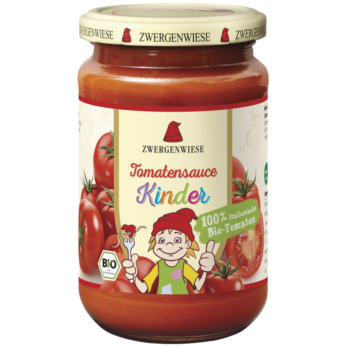 Kinder Tomatensauce mit Apfelsüsse von Zwergenwiese | Bio...