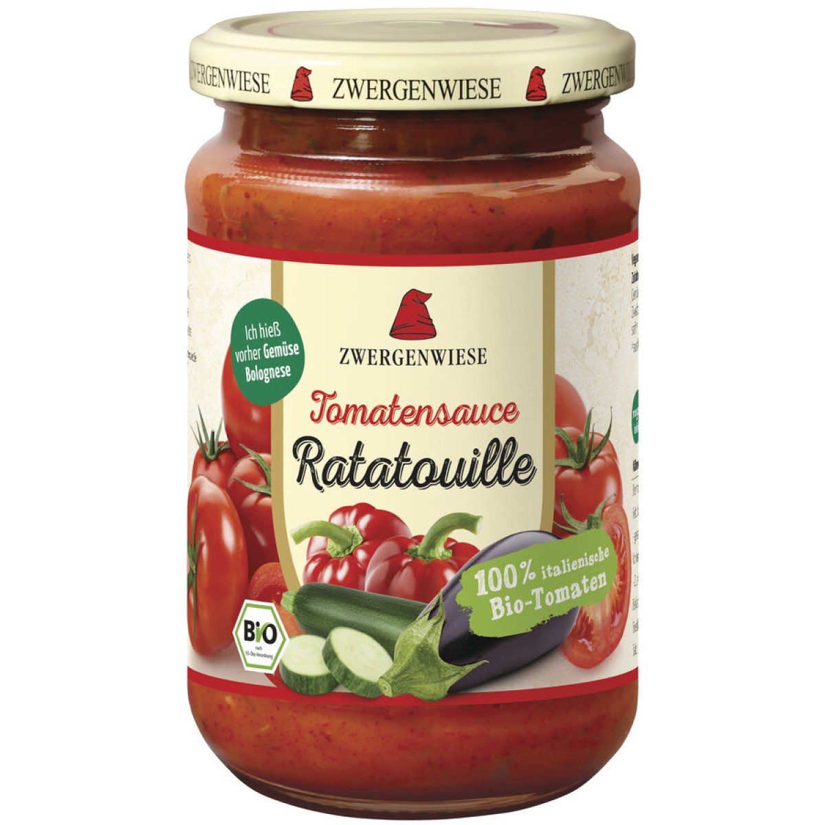 Tomatensauce Ratatouille von Zwergenwiese | Bio, vegan, g...