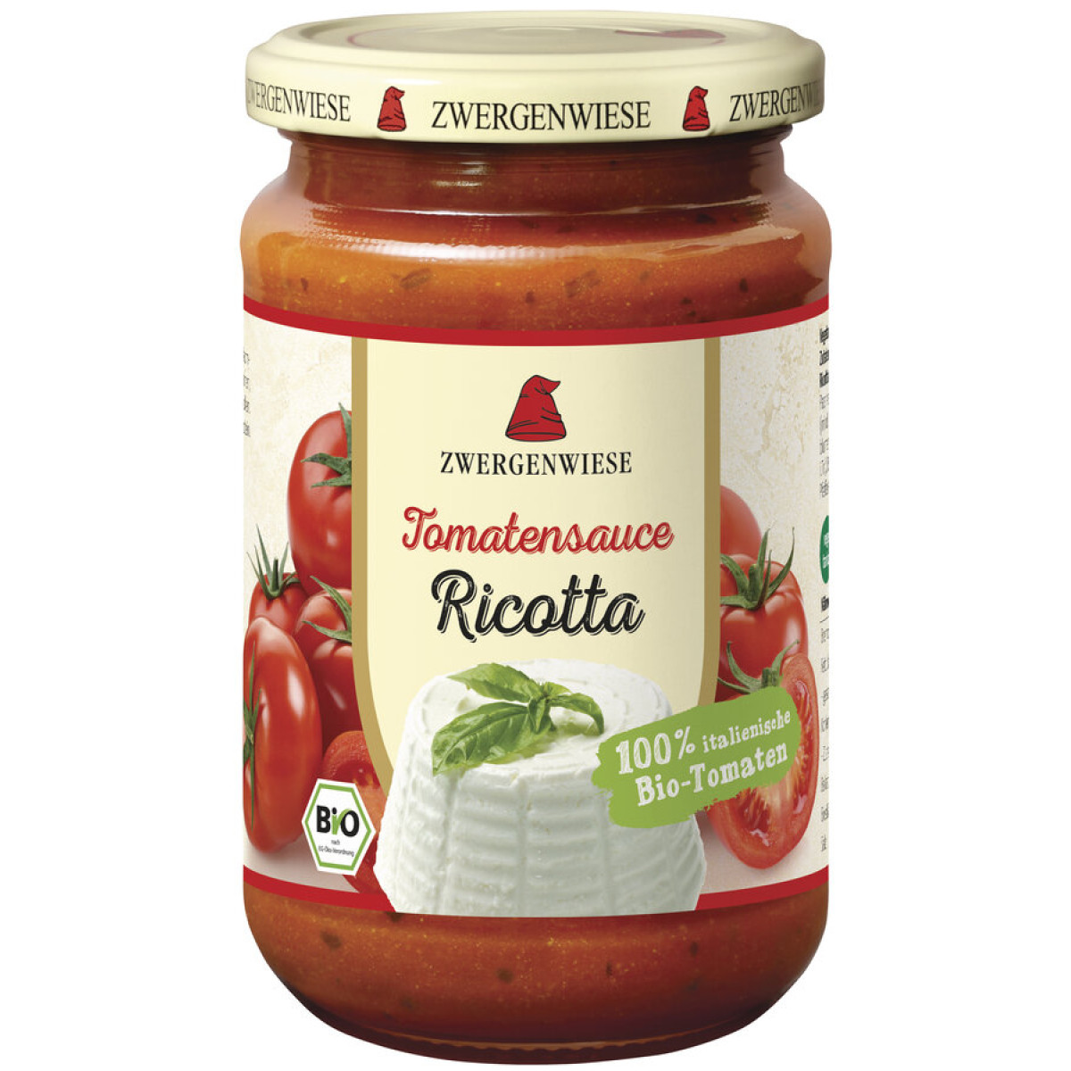 Tomatensauce Ricotta von Zwergenwiese | Bio, glutenfrei...