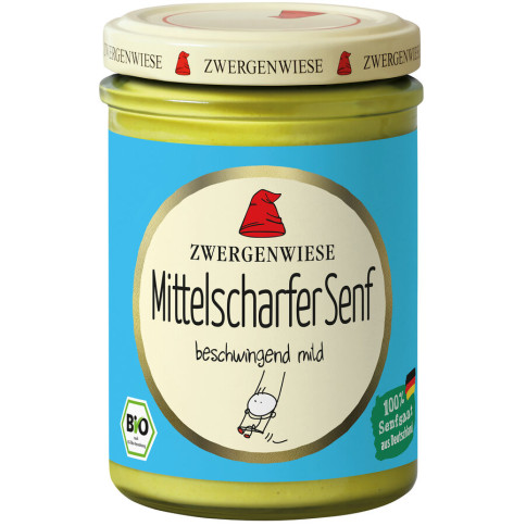 Senf Mittelscharf von Zwergenwiese | Bio, vegan, glutenfr...